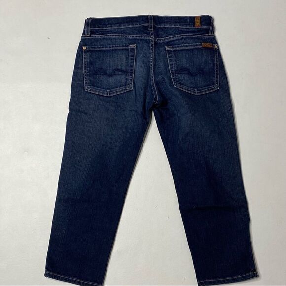 7 for All Mankind | Zippered Denim Capri’s - Picture 4 of 6
